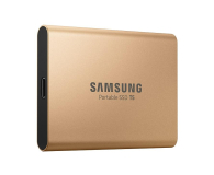 SAMSUNG T5 1000GB USB 3.1 Gen. 2 Portable 540 MB/s Gold MU-PA1T0G/EU - 490285 - zdjęcie 2